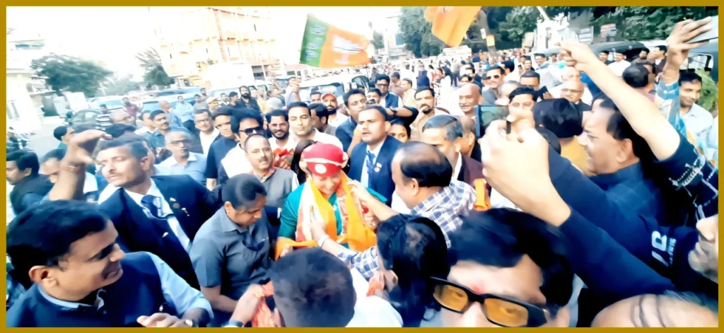 Delhi CM Rekha Gupta Welcomed in Udaipur