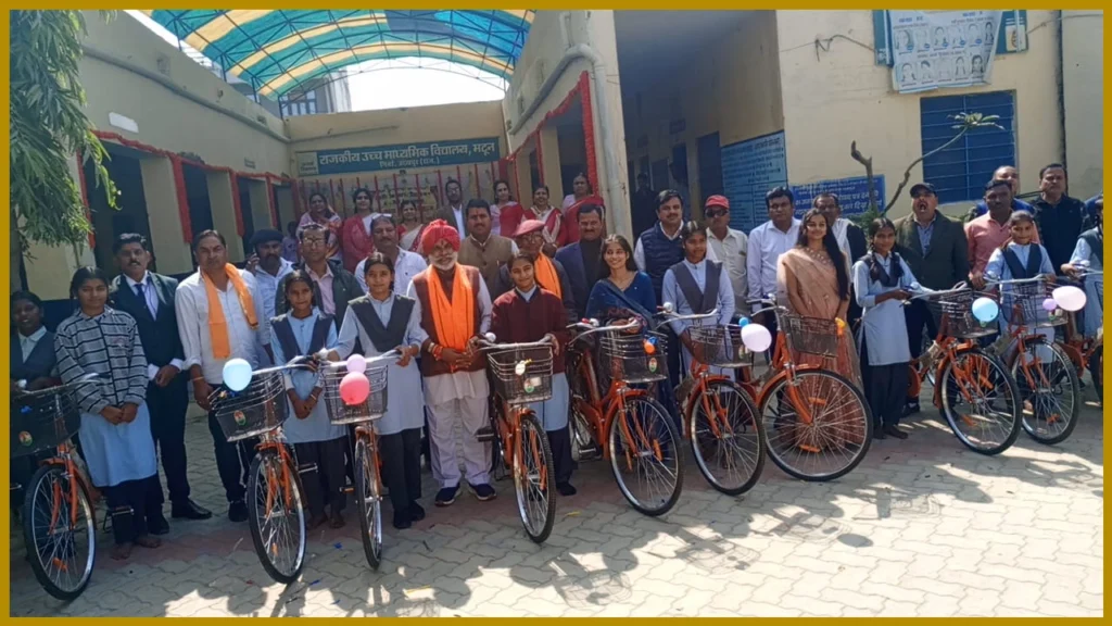 Free Bicycles Distributed to Schoolgirls in Udaipur