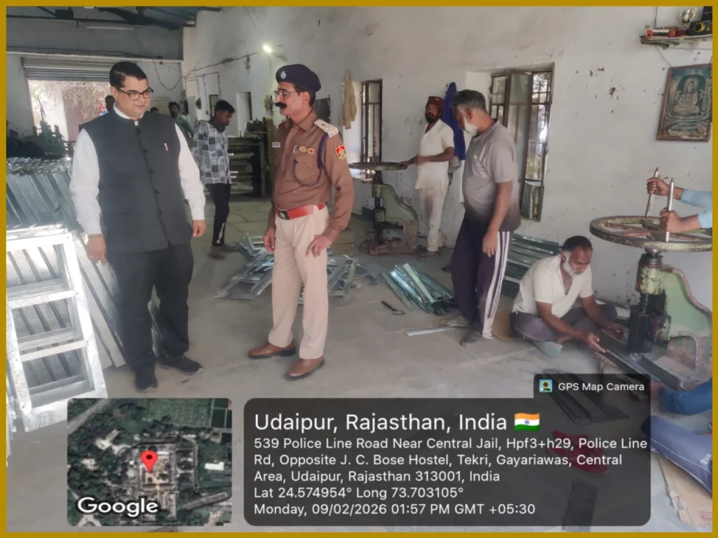 Weekly Inspection of Central Jail Conducted