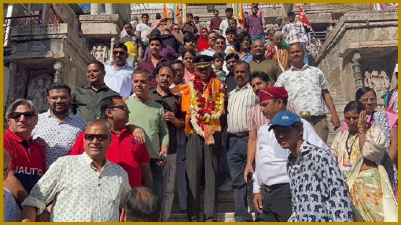 Udaipur Welcomes Lieutenant Divyraj Singh Rathore with Patriotism