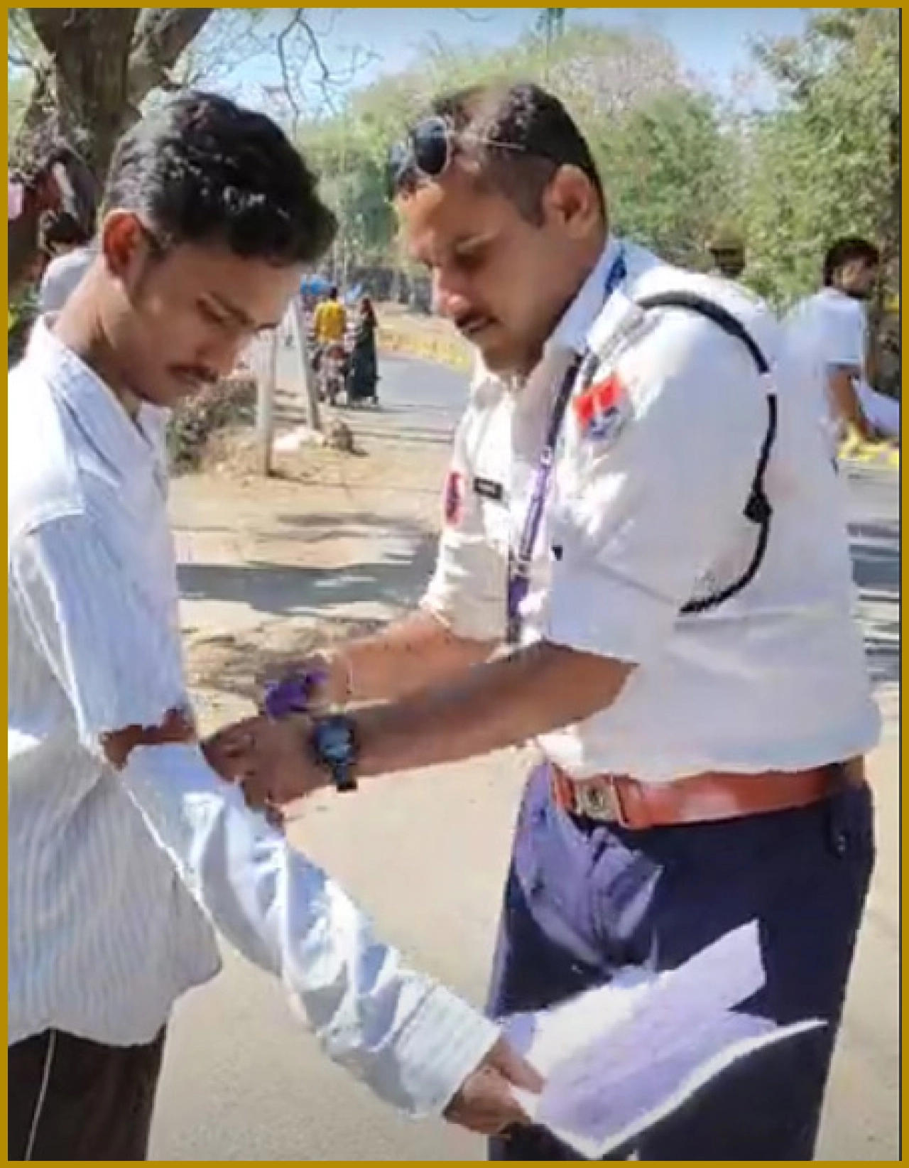 Strict Security Measures at SI Recruitment Exam