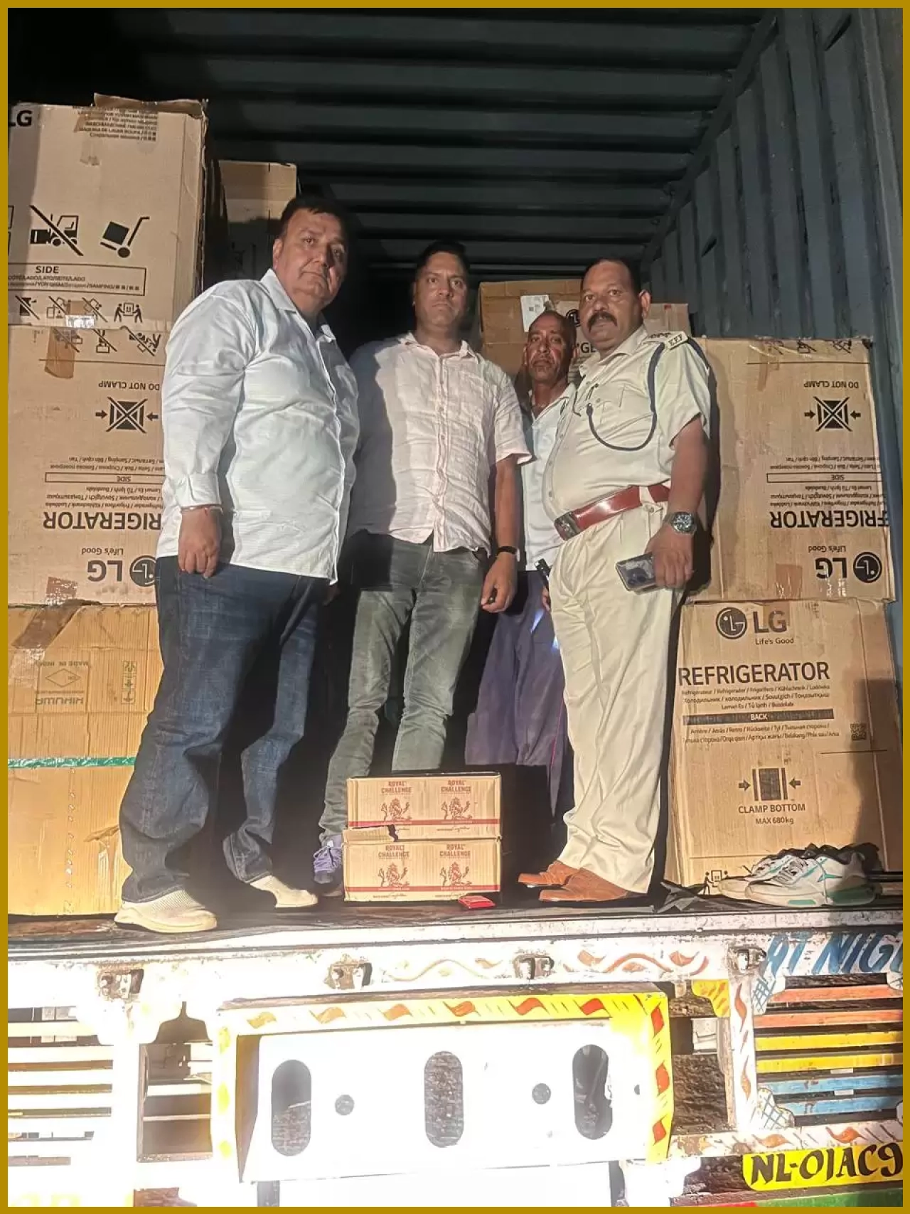 Major Alcohol Seizure on Udaipur-Ahmedabad Highway