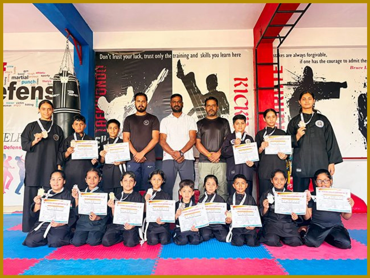 Udaipur Athletes Shine at National Pencak Silat Championship