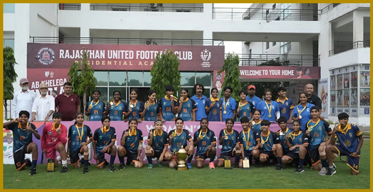 Zinc Football Girls Academy Wins Rajasthan League Title